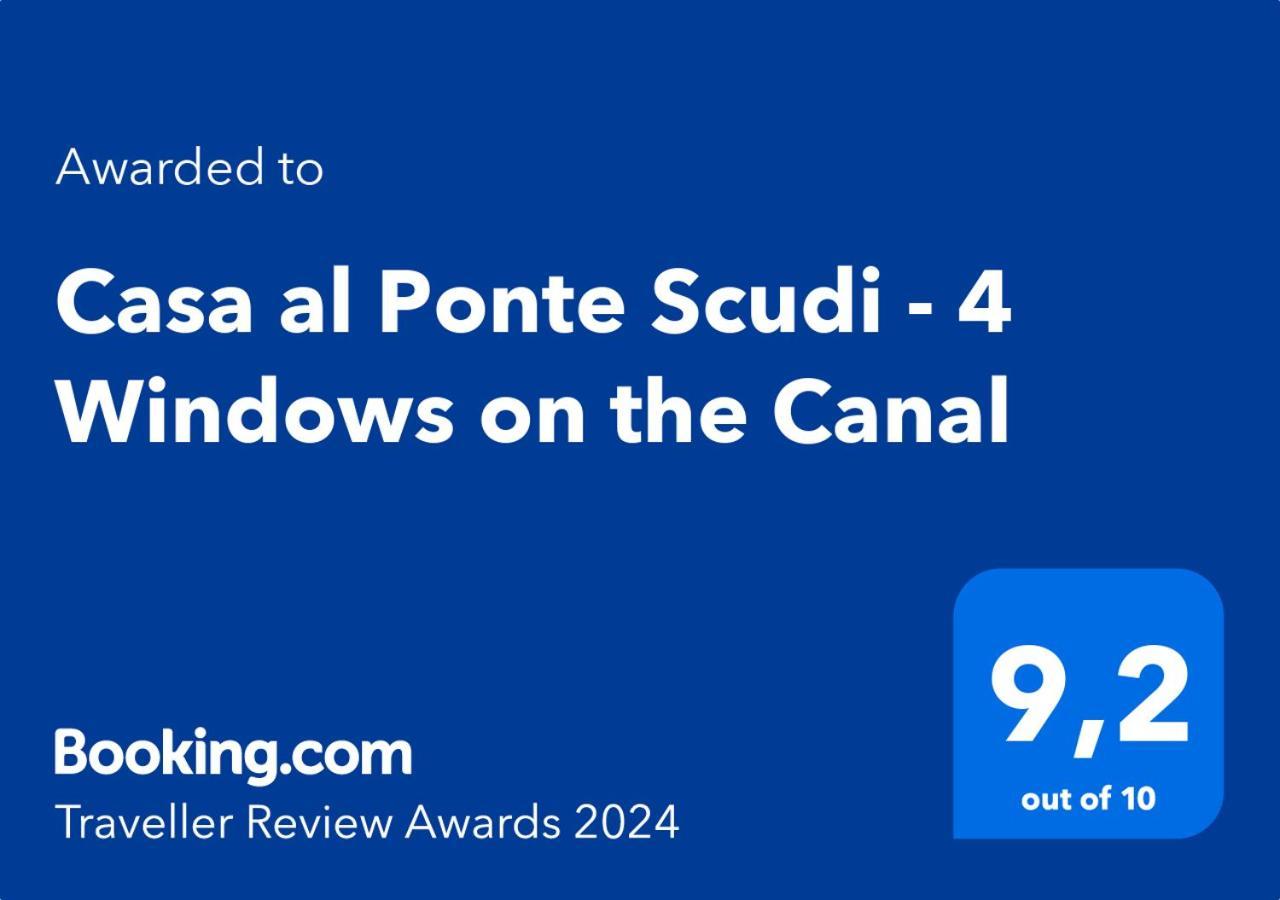 Casa Al Ponte Scudi - 4 Windows On The Canal Венеция Экстерьер фото